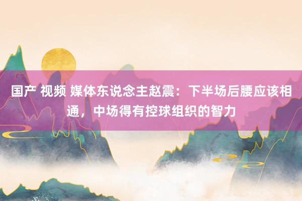 国产 视频 媒体东说念主赵震：下半场后腰应该相通，中场得有控球组织的智力